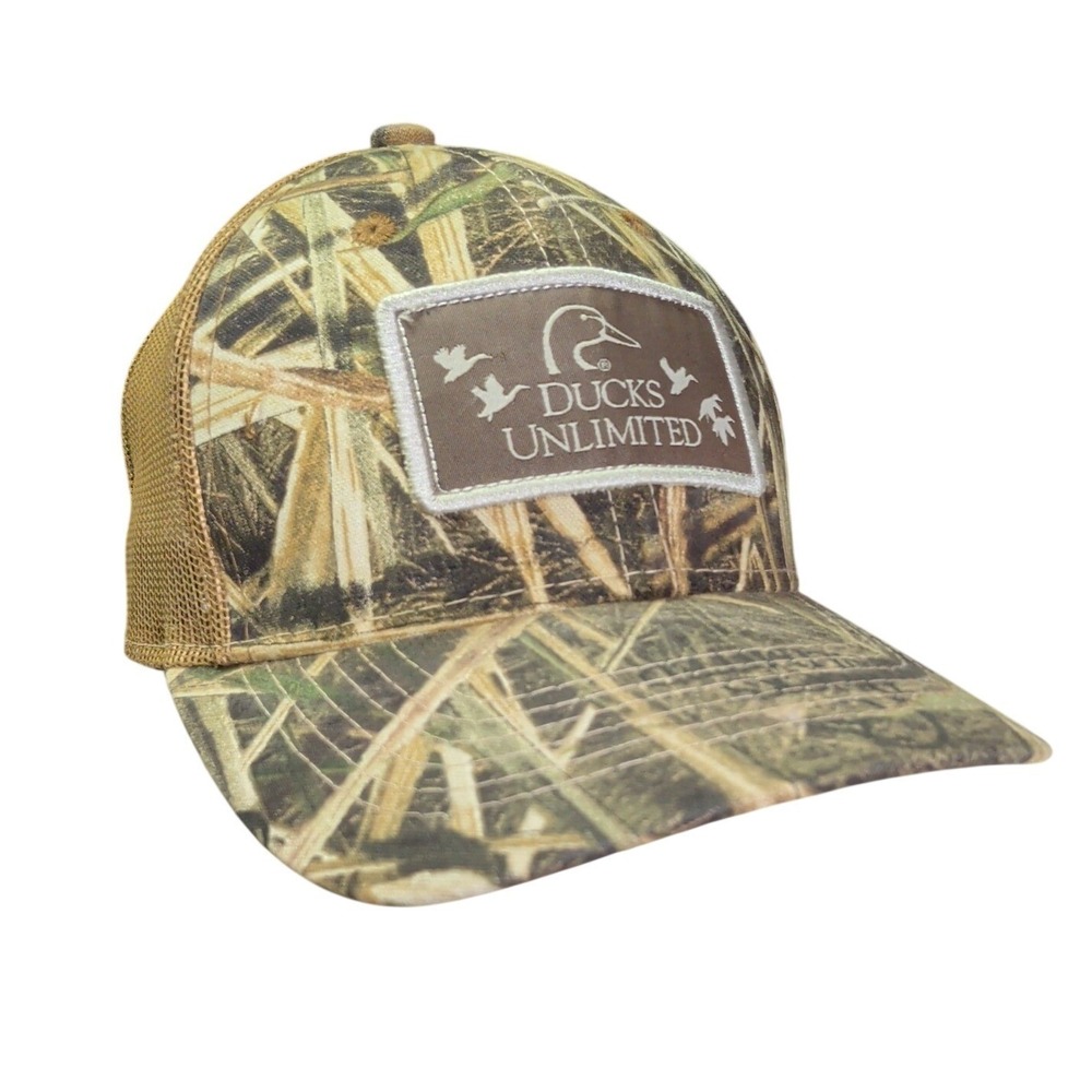 Ducks Unlimited DU Hat Classic Camo Camouflage Print Outdoor Hunting Hunter